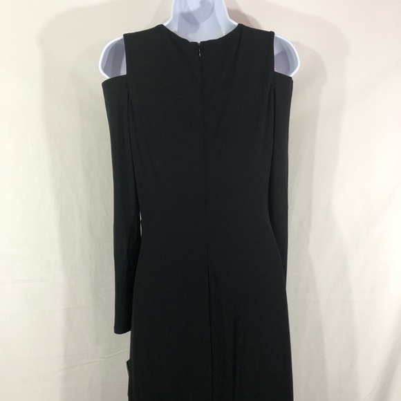 Ralph Lauren Matte Jersey Cold Shoulder Dress 4 - Picture 4 of 8
